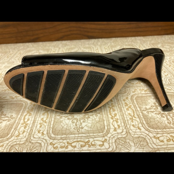 Cole Haan Black Patent Nike Air Heels 9.5AA 9 1/2 - Picture 5 of 7